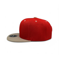 Basic Cap Plain Poly Snapback Hat 8002