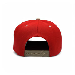 Basic Cap Plain Poly Snapback Hat 8002