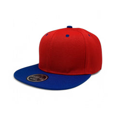 Basic Cap Plain Poly Snapback Hat 8002