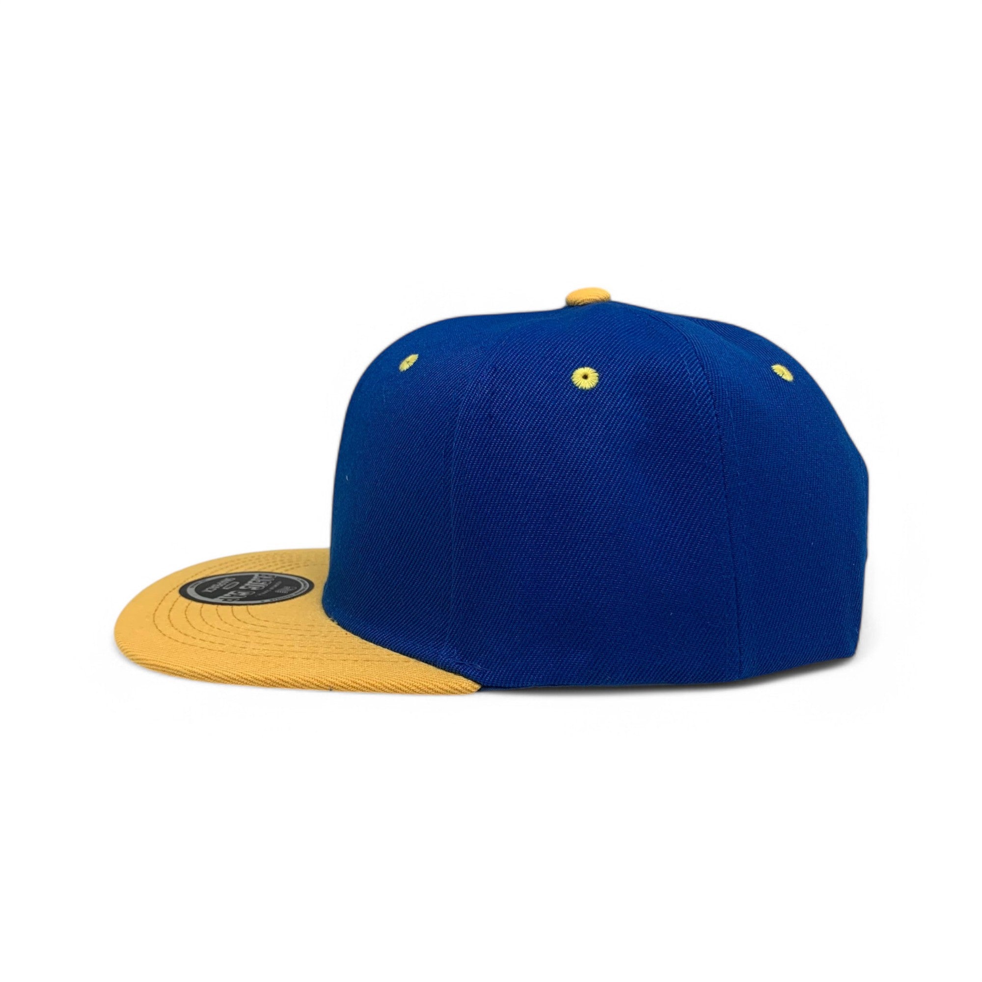 Basic Cap Plain Poly Snapback Hat 8002