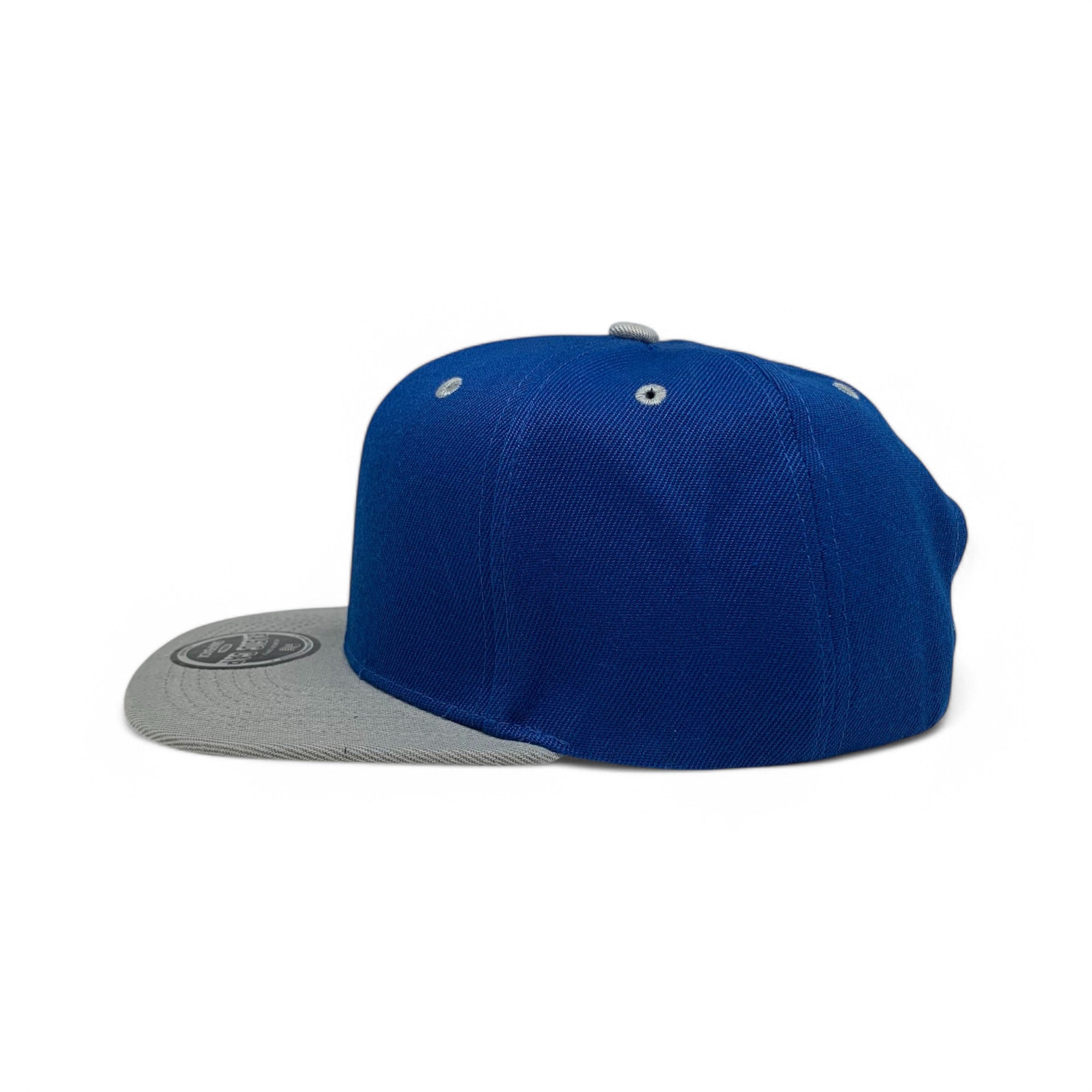 Basic Cap Plain Poly Snapback Hat 8002