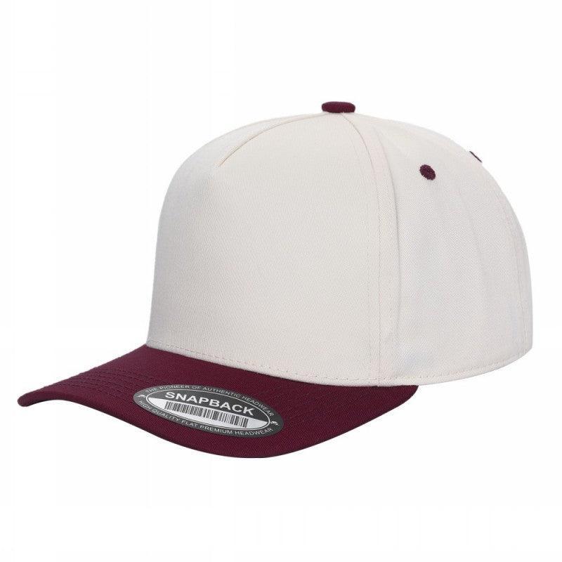WAYCAP TC 5-Panel Snapback Hat TAN/BLK