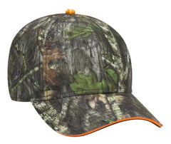 OTTO Cap Mossy Oak Superior Polyester Twill Sandwich Visor 171-1294