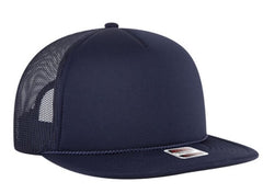 OTTO 5 Panel Foam Front Mesh Back Trucker Snapback Hat 3995015-1