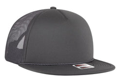 OTTO 5 Panel Foam Front Mesh Back Trucker Snapback Hat 3995015-1