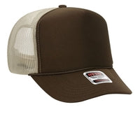Budget Caps | Otto Foam Front High Crown Golf Mesh Back Caps 39-165