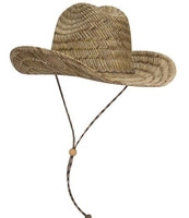 Otto Straw Cowboy Hat with Adjustable Cord 129-1326