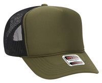 Budget Caps | Otto Foam Front High Crown Golf Mesh Back Caps 39-165