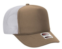 Budget Caps | Otto Foam Front High Crown Golf Mesh Back Caps 39-165