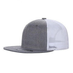 WAYCAP 6FTM 6 Panel Flat Bill Mesh Trucker Hat