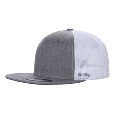 WAYCAP 6FTM 6 Panel Flat Bill Mesh Trucker Hat