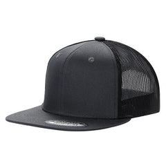 WAYCAP 6FTM 6 Panel Flat Bill Mesh Trucker Hat