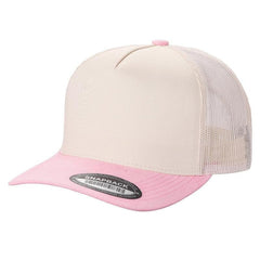 WAYCAP TCMS 5-Panel Mesh Back Trucker Hat with Suede Bill