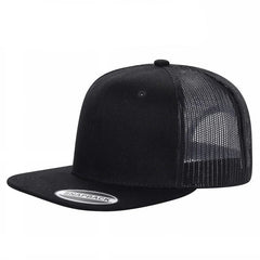 WAYCAP 6FTM 6 Panel Flat Bill Mesh Trucker Hat