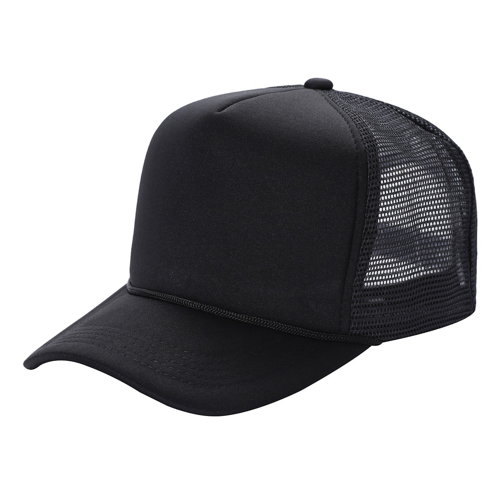 Classic Foam Front Trucker Hat With Mesh Back And Snapback Closure