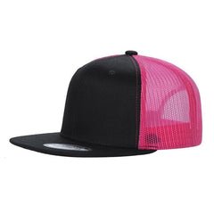 WAYCAP 6FTM 6 Panel Flat Bill Mesh Trucker Hat