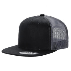 WAYCAP 6FTM 6 Panel Flat Bill Mesh Trucker Hat