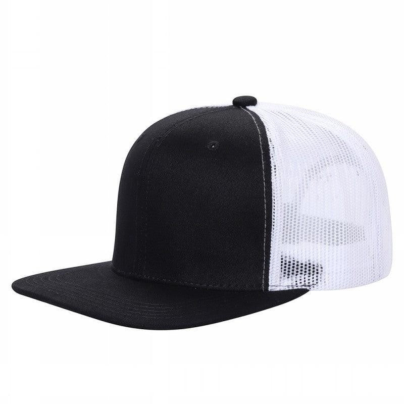 WAYCAP 6FTM 6 Panel Flat Bill Mesh Trucker Hat