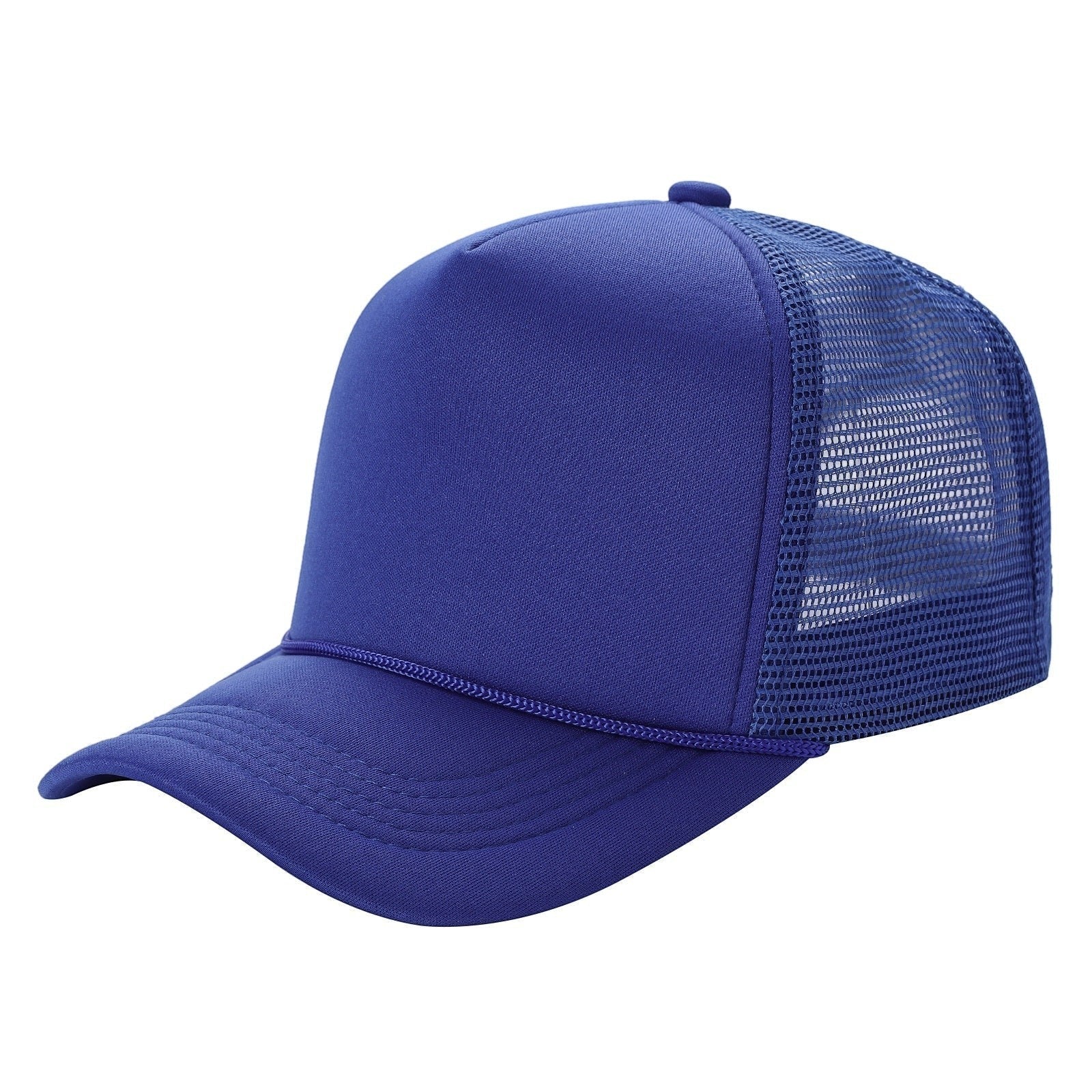 Classic Foam Front Trucker Hat With Mesh Back And Snapback Closure