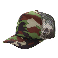 Classic Foam Front Trucker Hat With Mesh Back And Snapback Closure