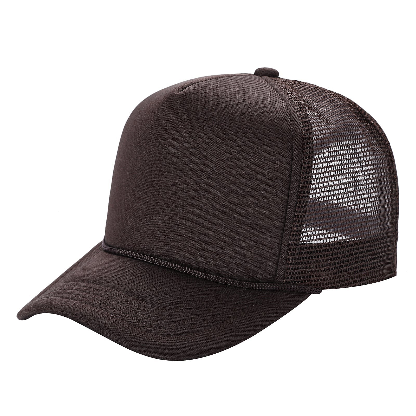 Classic Foam Front Trucker Hat With Mesh Back And Snapback Closure