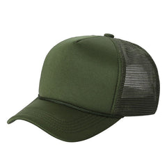 Classic Foam Front Trucker Hat With Mesh Back And Snapback Closure