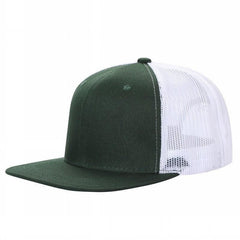 WAYCAP 6FTM 6 Panel Flat Bill Mesh Trucker Hat