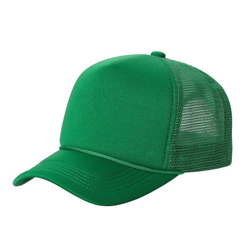 Classic Foam Front Trucker Hat With Mesh Back And Snapback Closure