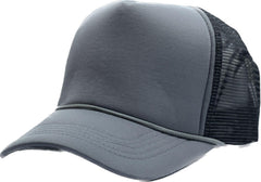 Classic Foam Front Trucker Hat With Mesh Back And Snapback Closure