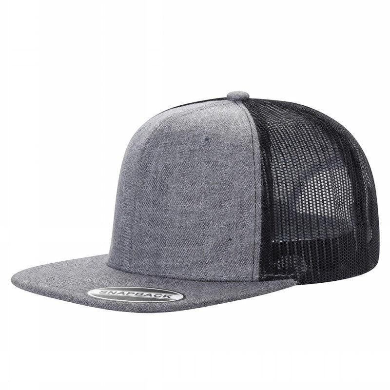WAYCAP 6FTM 6 Panel Flat Bill Mesh Trucker Hat