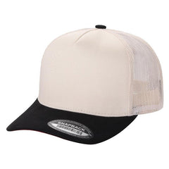 WAYCAP TCMS 5-Panel Mesh Back Trucker Hat with Suede Bill