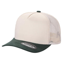 WAYCAP TCMS 5-Panel Mesh Back Trucker Hat with Suede Bill