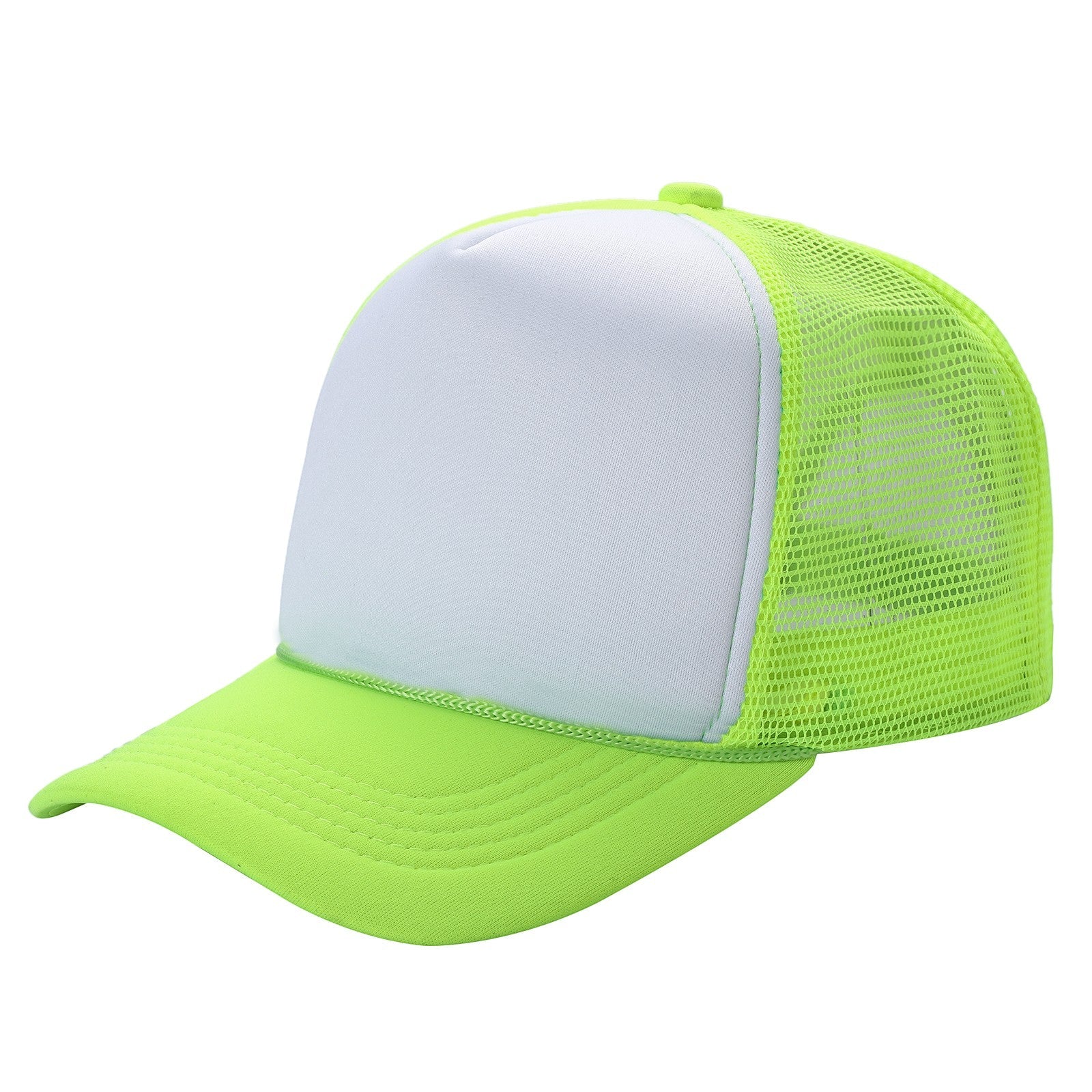 Classic Foam Front Trucker Hat With Mesh Back And Snapback Closure
