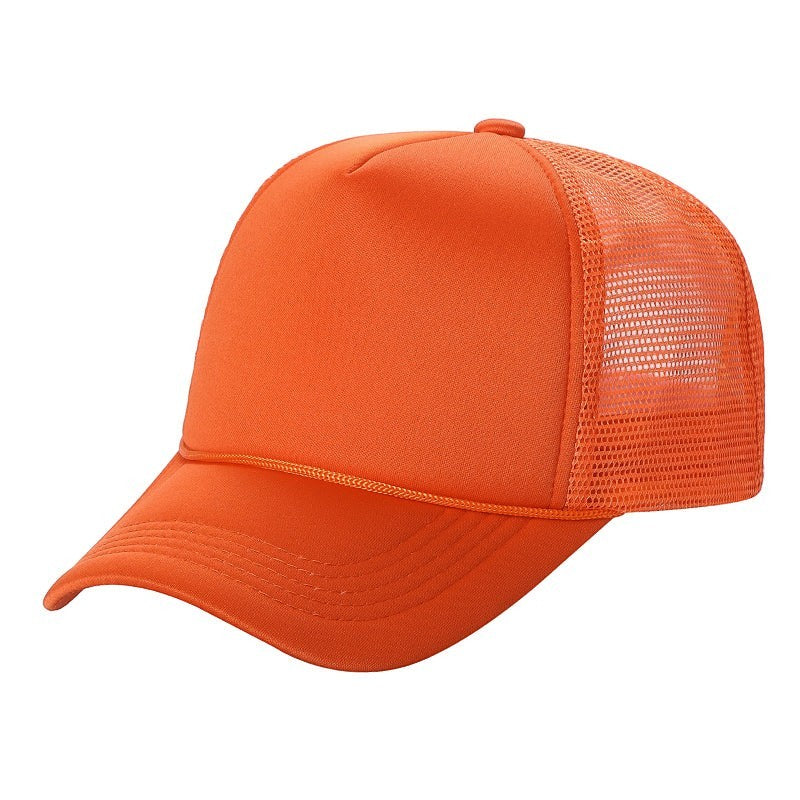 Classic Foam Front Trucker Hat With Mesh Back And Snapback Closure