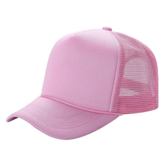 Classic Foam Front Trucker Hat With Mesh Back And Snapback Closure