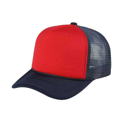 Classic Foam Front Trucker Hat With Mesh Back And Snapback Closure