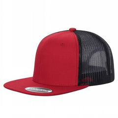 WAYCAP 6FTM 6 Panel Flat Bill Mesh Trucker Hat