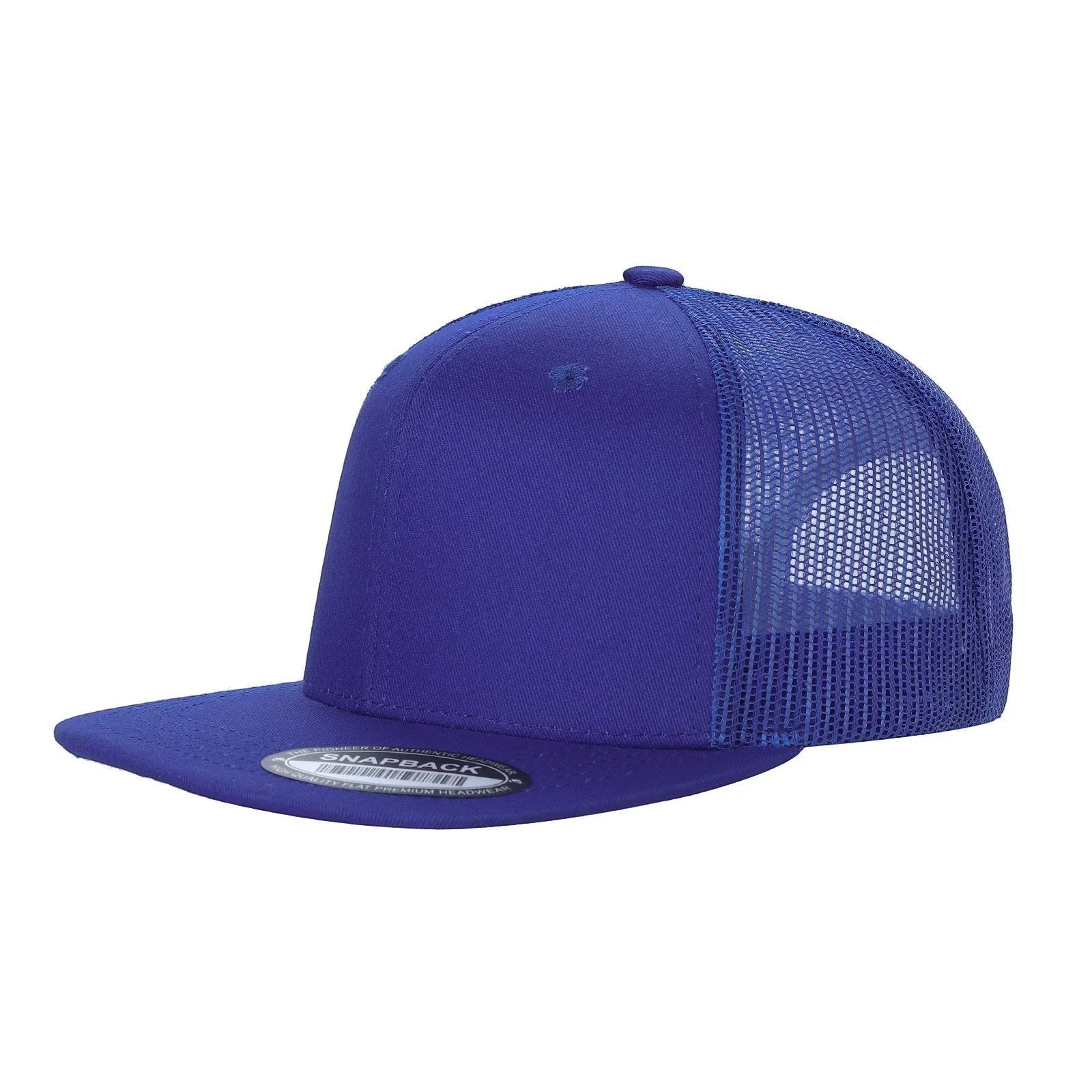 WAYCAP 6FTM 6 Panel Flat Bill Mesh Trucker Hat