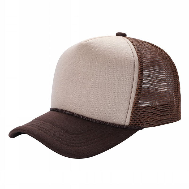 Classic Foam Front Trucker Hat With Mesh Back And Snapback Closure