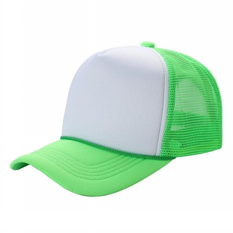 Classic Foam Front Trucker Hat With Mesh Back And Snapback Closure