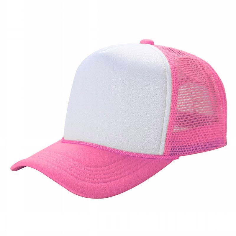 Classic Foam Front Trucker Hat With Mesh Back And Snapback Closure