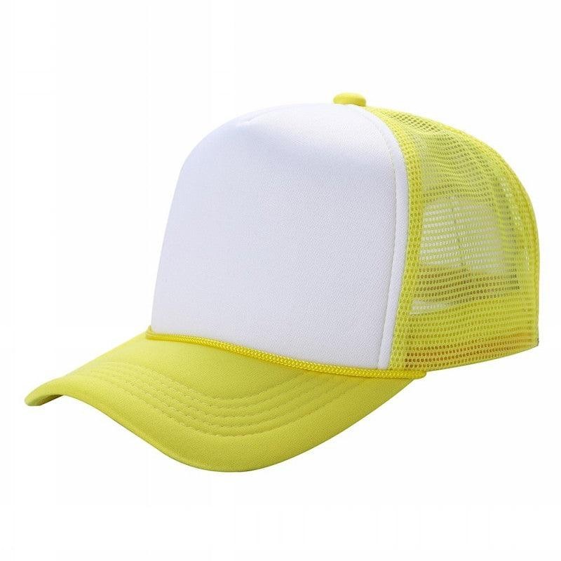 Classic Foam Front Trucker Hat With Mesh Back And Snapback Closure