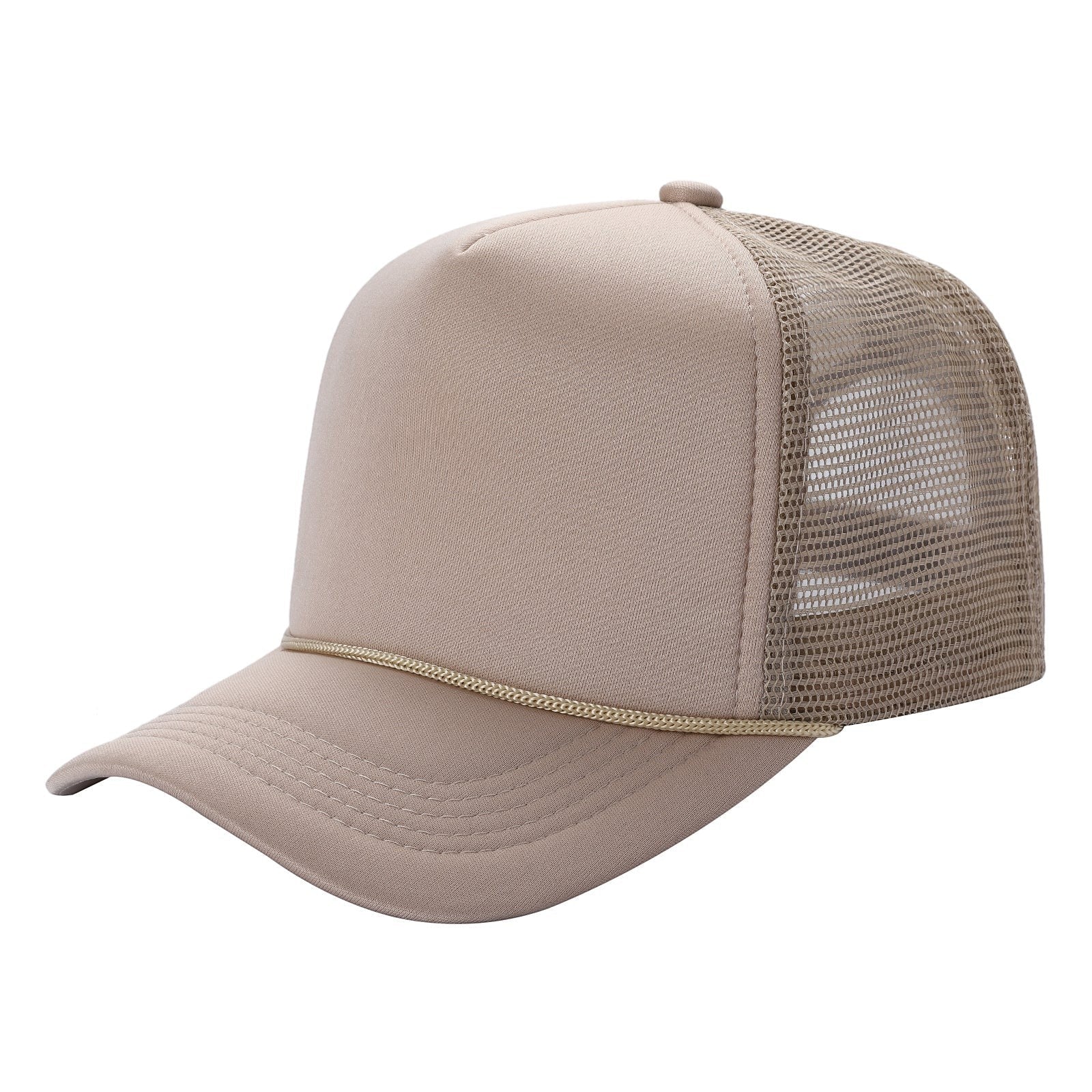 Classic Foam Front Trucker Hat With Mesh Back And Snapback Closure