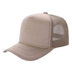 Classic Foam Front Trucker Hat With Mesh Back And Snapback Closure