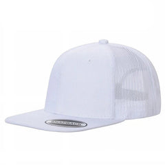 WAYCAP 6FTM 6 Panel Flat Bill Mesh Trucker Hat