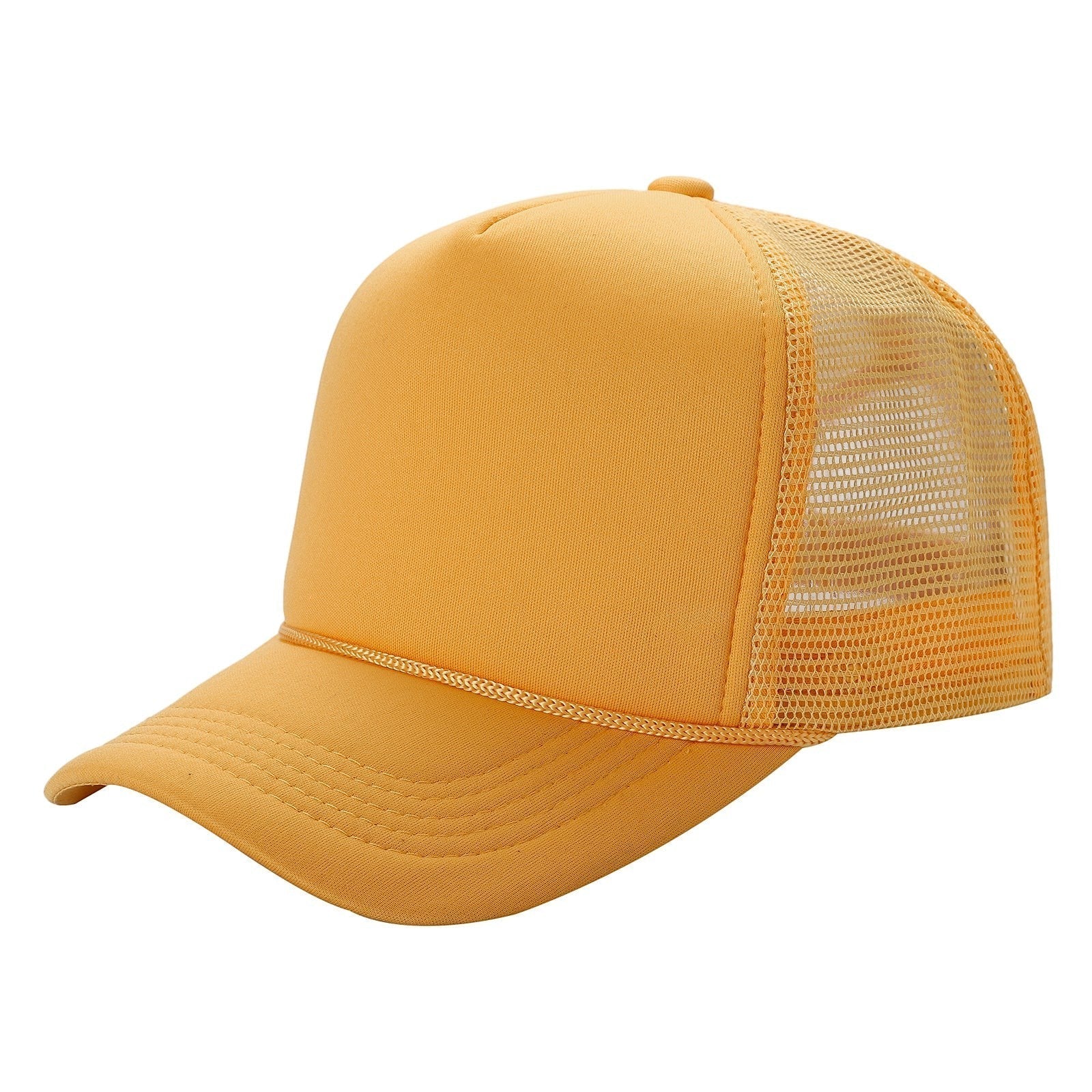 Classic Foam Front Trucker Hat With Mesh Back And Snapback Closure