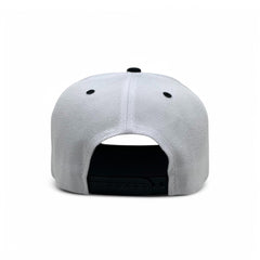 Basic Cap Plain Poly Snapback Hat 8002