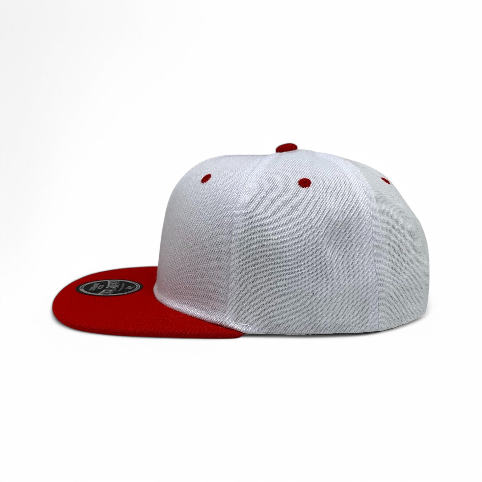 Basic Cap Plain Poly Snapback Hat 8002