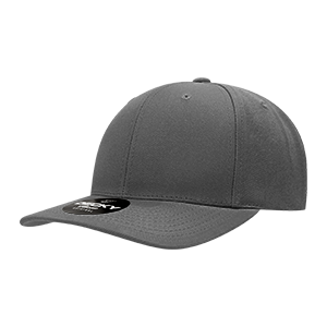 Decky 1015 6-Panel Mid Profile Structured Polyester Snapback Cap