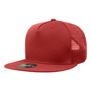 Decky 1040 5-Panel High Profile Structured Cotton Blend Trucker Hat